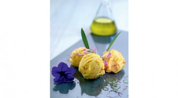 Dessert recipe: Saffron and olive oil ice cream