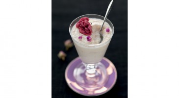 Dessert recipe: Lychee and rose mousse