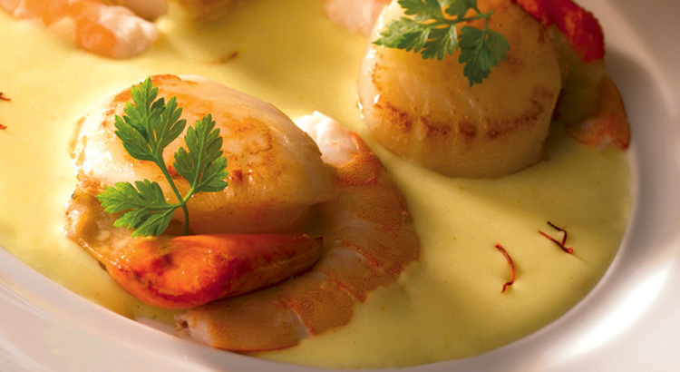 Gourmet recipe: Scallop velouté