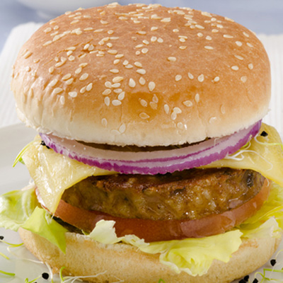 Gourmet recipe: Tofu veggie burger