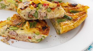 Gourmet recipe: Penne frittata with vegetables