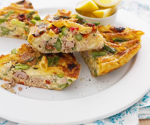 Gourmet recipe: Penne frittata with vegetables